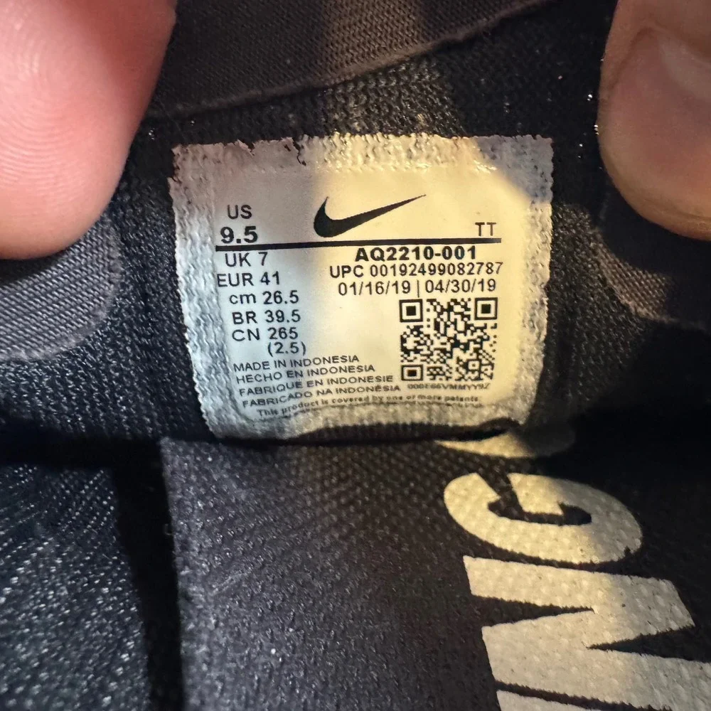 Nike Air Zoom Pegasus 36‎ Women's Running Shoes Grey Black Size 9.5 AQ2210 001